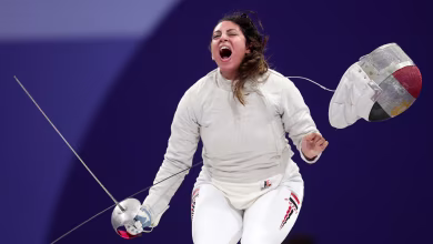 Egypt's Nada Hafez bests U.S. in women's individual saber