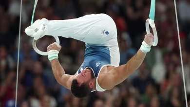 Top moments from the men's all-around gymnastics qualifiers