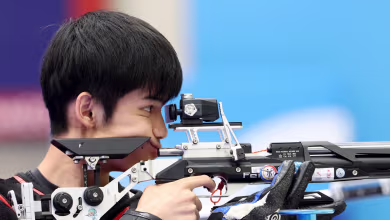 China wins first medal of Olympics in mixed team air rifle