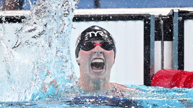 Katie Ledecky obliterates the competition for gold in 1500m