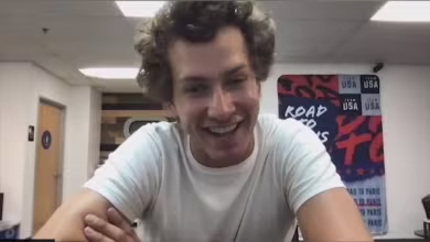 Jagger Eaton receives celebrity send-off to Paris Olympics