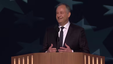 'She's ready to lead': Second gentleman Doug Emhoff praises Harris in DNC speech