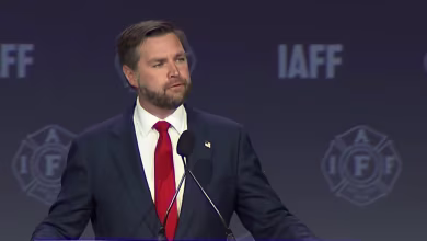 Vance booed during speech at firefighters convention