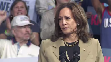 Harris calls for ceasefire, respect for protesters at Arizona rally