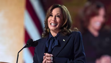 Harris accepts Democratic presidential nomination 'on behalf of the people'