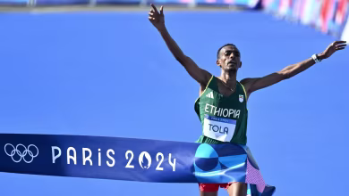 Down goes Olympic marathon record: Tamirat Tola wins gold