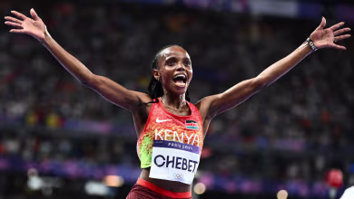 Beatrice Chebet wins 10,000m gold, completes distance double