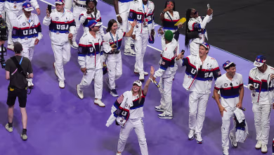 Team USA walks into Paris 2024 Closing Ceremony