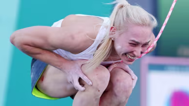 Slovenian climber Garnbret tops boulders in combined final
