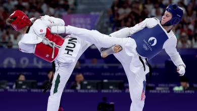 USA's Teachout falls to Marton in taekwondo quarterfinals