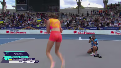 Ukrainian high jumper Mahuchikh 'jumps for the people'