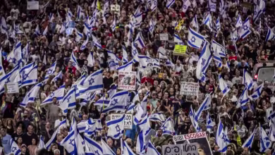 General strike follows huge protest in Israel after 6 hostages found dead in Gaza