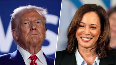 Trump dismisses national polls showing Harris outperforming him