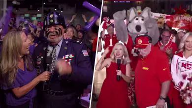 Chiefs and Ravens fans rally ahead of NFL season kickoff game