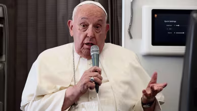 Pope Francis urges voters to 'choose the lesser evil' between Harris and Trump