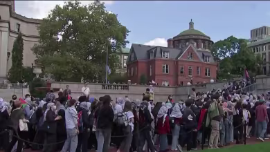 Demonstrations break out on college campuses on Oct. 7 anniversary