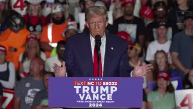 Trump makes false accusation about substance use by Harris at rally