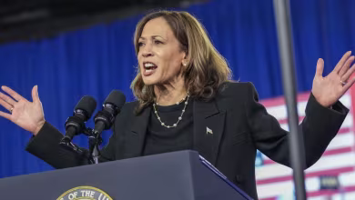 Harris pledges to hear opponents and slams Trump's 'enemy from within' remarks