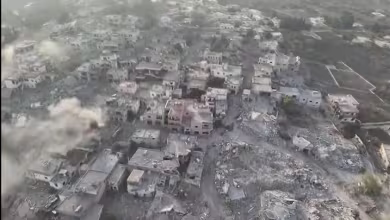 Drone video shows the destruction from Israeli strikes in a Lebanese village