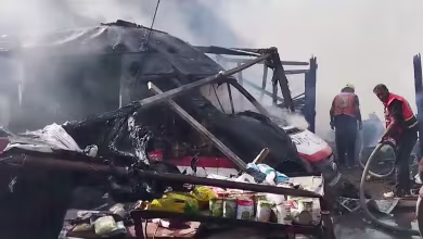 Video shows aftermath of deadly strike on Gaza hospital