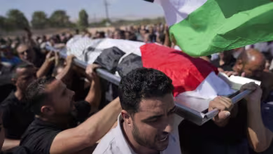 Funeral held for Palestinian man killed by Iranian missile fragment in Jericho