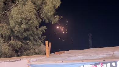 Palestinians in Gaza celebrate seeing Iranian missiles target Israel