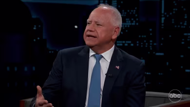 Walz speaks about the recent VP debate on the Jimmy Kimmel show