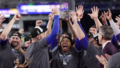 Los Angeles Dodgers defeat New York Yankees in game five to win World Series