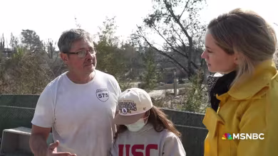 'The whole sky was red around me': Man saved homes from wildfire with his garden hose