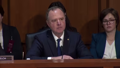 Sen. Adam Schiff asks Bondi if she will investigate Jack Smith or Liz Cheney