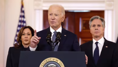 'Is that a joke?': Biden is asked whether he or Trump gets credit for ceasefire deal