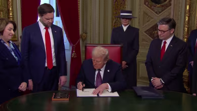 Trump partakes in signing ceremony for Cabinet-level appointments