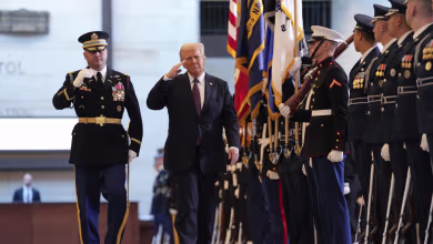Trump joins troops for the First Honors Ceremony at his inauguration