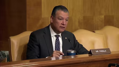 Sen. Padilla presses Russell Vought about politicizing disaster relief funds