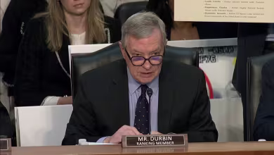 Durbin says Patel lacks the experience, temperament and judgment to lead the FBI