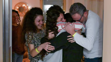 Freed Israeli hostages embrace family and friends in emotional reunion