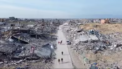 NBC News drone video captures devastation in Rafah as displaced Palestinians return