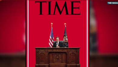 New Time cover shows Elon Musk at the Resolute desk