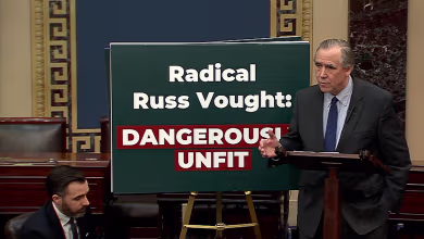 Democrats hold Senate floor in protest of Russell Vought's nomination to OMB