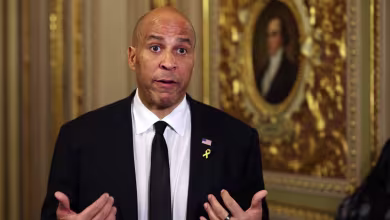 Booker says he fasted leading up to record-breaking speech