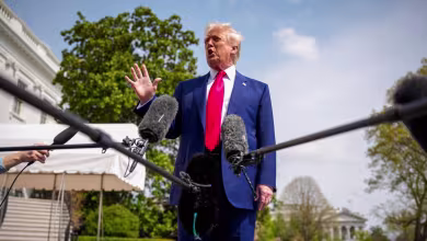 Trump believes the reaction to his tariffs is 'going very well'