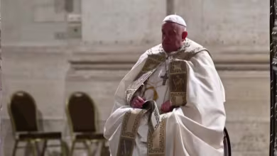 Bells toll to announce the death of Pope Francis