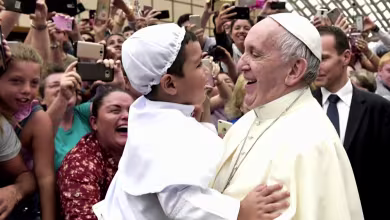 Pope Francis lifted children’s spirits