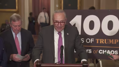 Senate Democrats: Trump’s first 100 days put America in a ‘crisis moment’