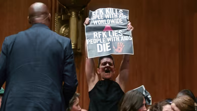 Protesters interrupt RFK Jr. during Senate hearing on HHS budget