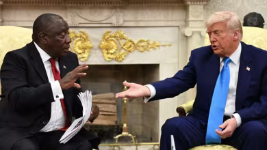 Trump accuses South Africa of 'white genocide' in meeting with its president