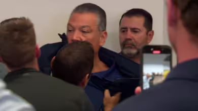 Sen. Padilla thrown out of Secretary Noem's news conference in Los Angeles