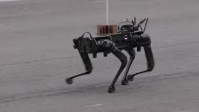 Drones and robotic dogs represent the future of the Army at military parade