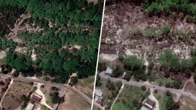 Satellite images show the scope of devastation from Texas floods
