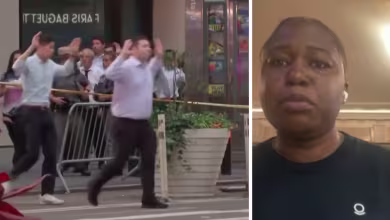 Witness describes 'shock' after seeing shooting at New York City office building